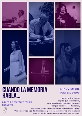 Ciclo de Filosofía y Arte, con motivo del DÍA MUNDIAL DE LA FILOSOFÍA, en Nueva Acrópolis Granada. Teatro: 